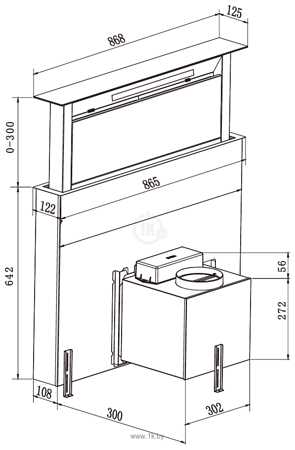 Фотографии Weissgauff Down Draft 900 Touch Inverter Black