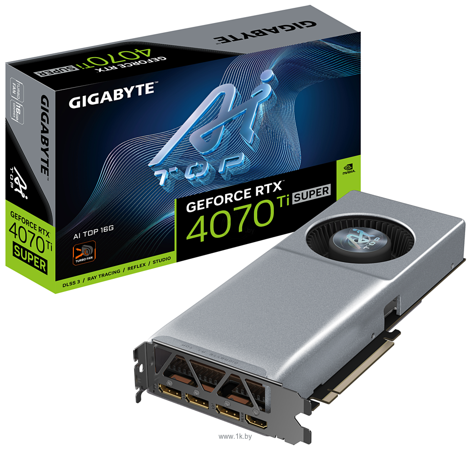 Фотографии Gigabyte GeForce RTX 4070 Ti Super AI Top 16GB GDDR6X (GV-N407TSAI TOP-16GD)