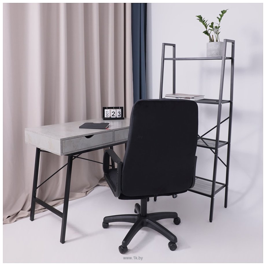 Фотографии AksHome Менеджер 01 Seven 035 (велюр, черный)