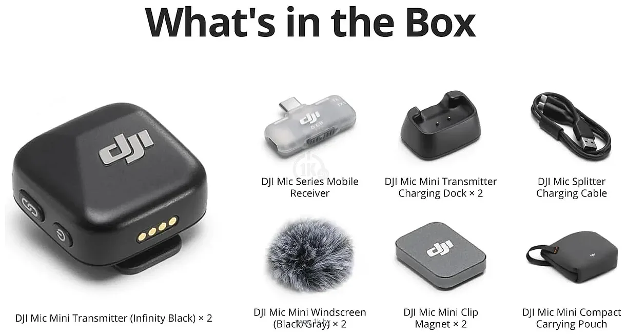 Фотографии DJI Mic Mini (2TX + 1 Mobile RX) Фотографии DJI Mic Mini (2TX + 1 Mobile RX)