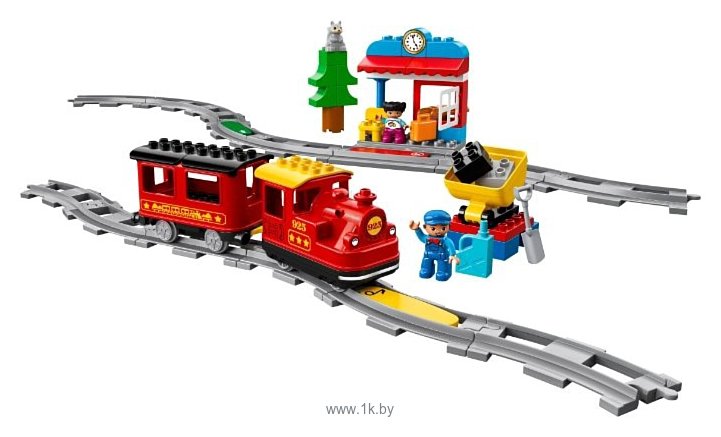 Фотографии LEGO Duplo 10874 Поезд на паровой тяге