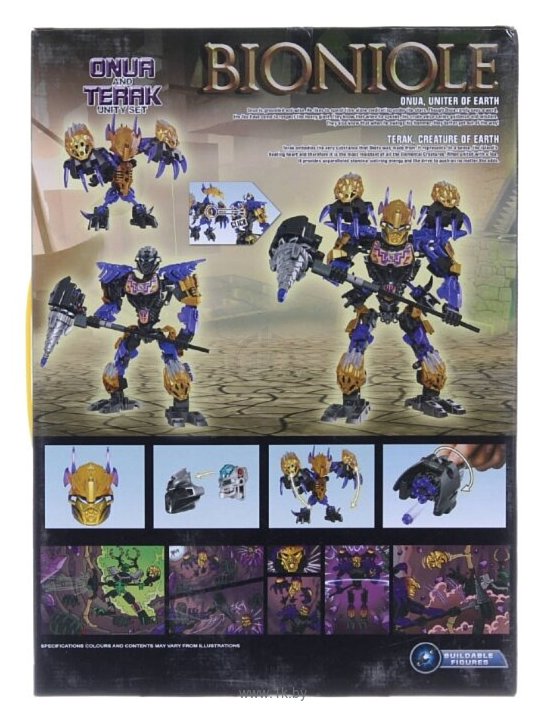 Фотографии KSZ Bionicle 612-3 Онуа и Терак - Объединение Земли