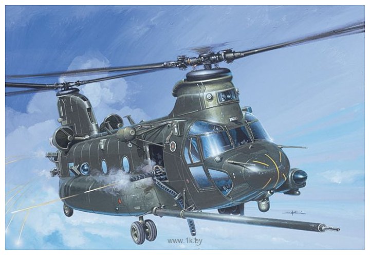 Фотографии Italeri 1218 Вертолет MH-47 E SOA Chinook TM