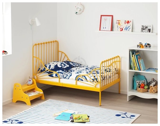 Фотографии Ikea Миннен 80x130-200 (желтый) 592.969.24