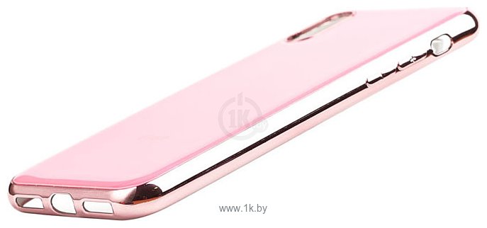 Фотографии EXPERTS Plating Tpu для Apple iPhone XR (неоново-розовый)