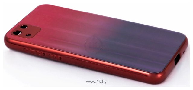 Фотографии Case Aurora для Huawei Y5p/Honor 9S (красный/синий)