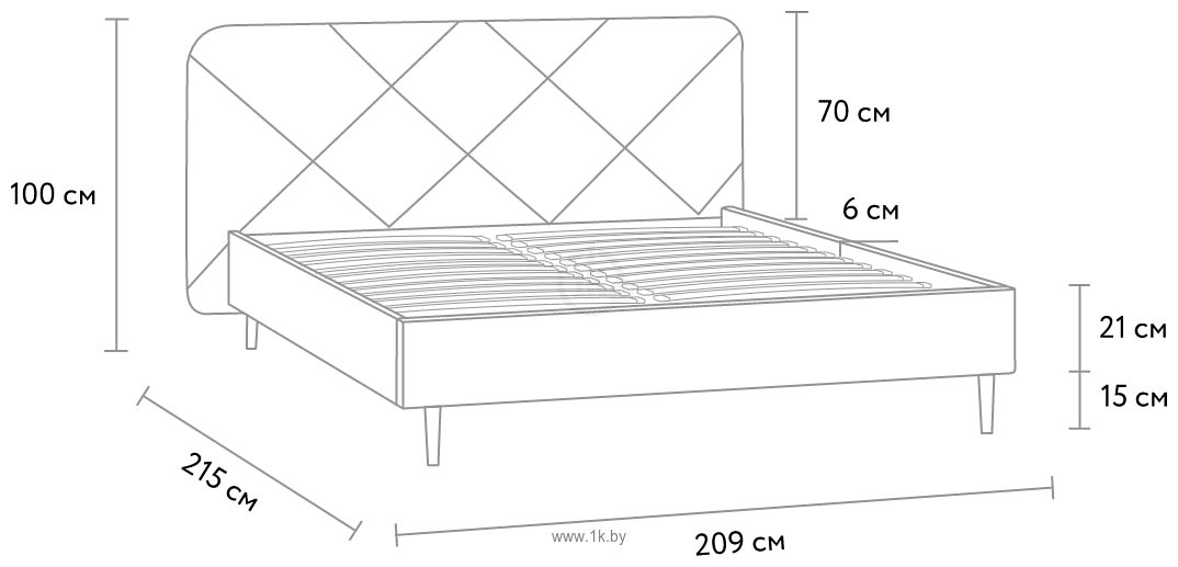 Фотографии Divan Весмар 180x200 (bucle silver)