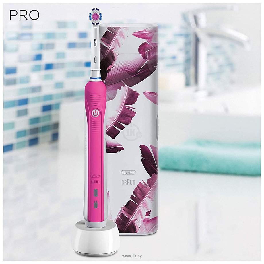 Фотографии Oral-B Pro 1 750 Cross Action Design Edition D16.513.1UX (розовый)