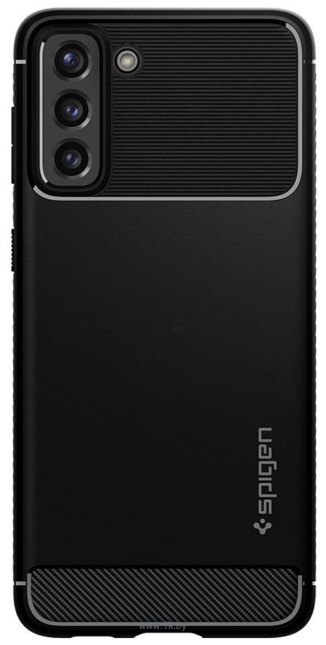 Фотографии Spigen Rugged Armor для Galaxy S21 ACS02421 (черный матовый)