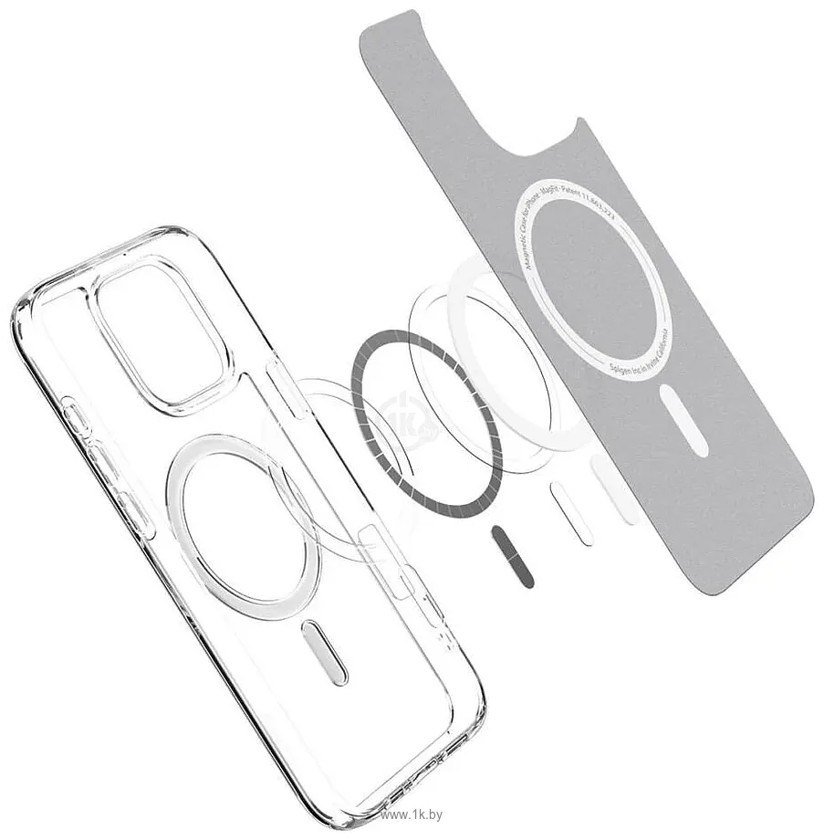 Фотографии Spigen Ultra Hybrid Mag Magsafe для iPhone 16 Pro White Фотографии Spigen Ultra Hybrid Mag Magsafe для iPhone 16 Pro White