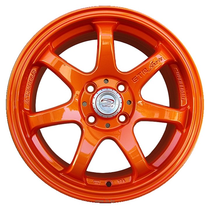 Фотографии Sakura Wheels 356A 6.5x15/4x100 D73.1 ET35 Оранжевый