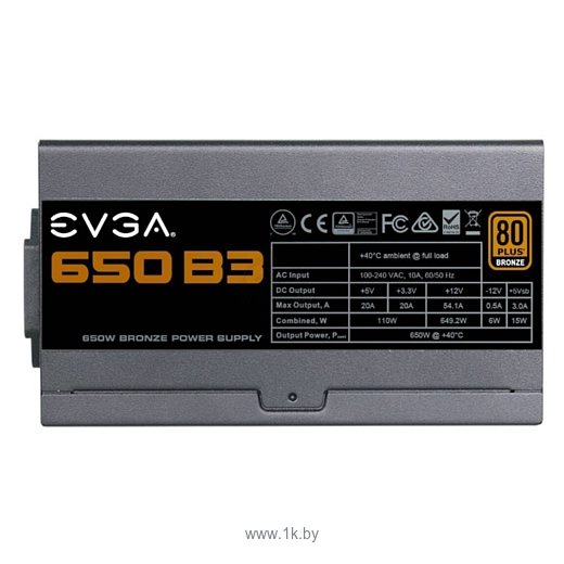 Фотографии EVGA B3 650W (220-B3-0650-V2)