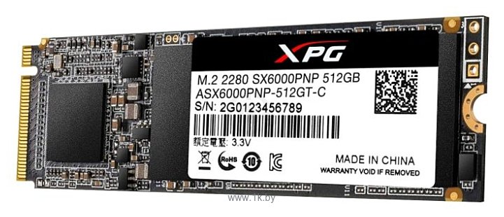 Фотографии ADATA XPG SX6000 Pro 512GB ASX6000PNP-512GT-C