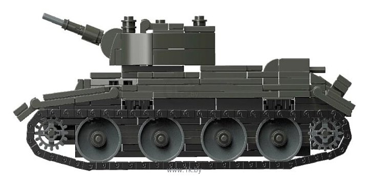 Фотографии Город Игр BrickBattle GI-7221 Советский легкий танк БТ-7
