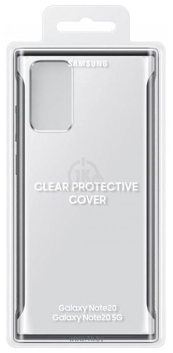 Фотографии Samsung Protective Cover для Note 20 (прозрачный/белый)