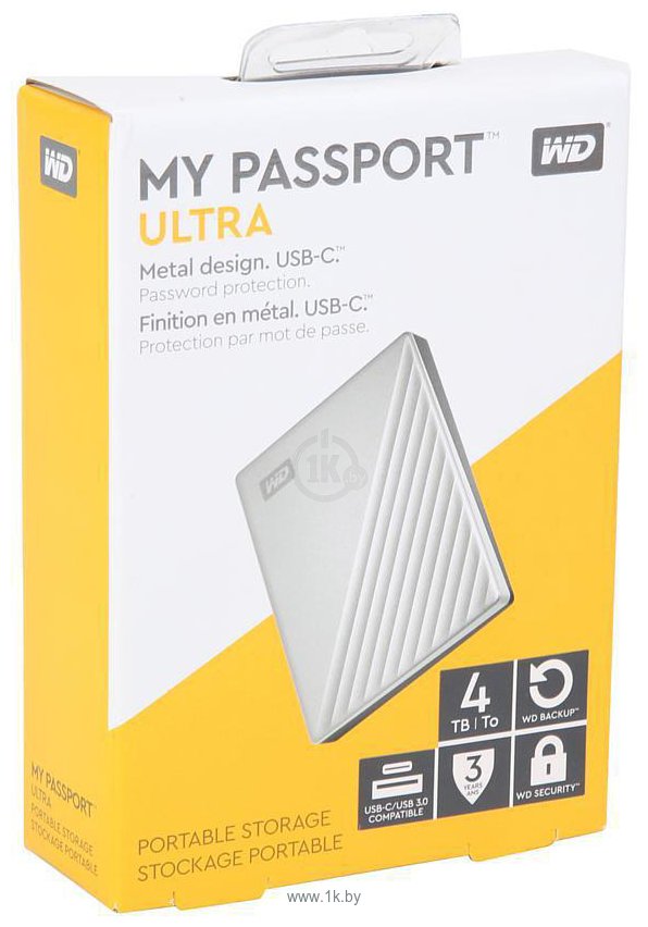 Фотографии Western Digital My Passport Ultra 4TB WDBFTM0040BSL