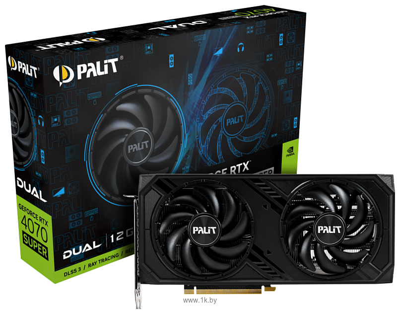 Фотографии Palit GeForce RTX 4070 Super Dual 12GB (NED407S019K9-1043D)