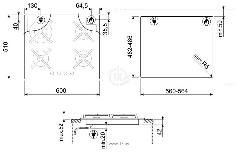 Фотографии Smeg PV364N