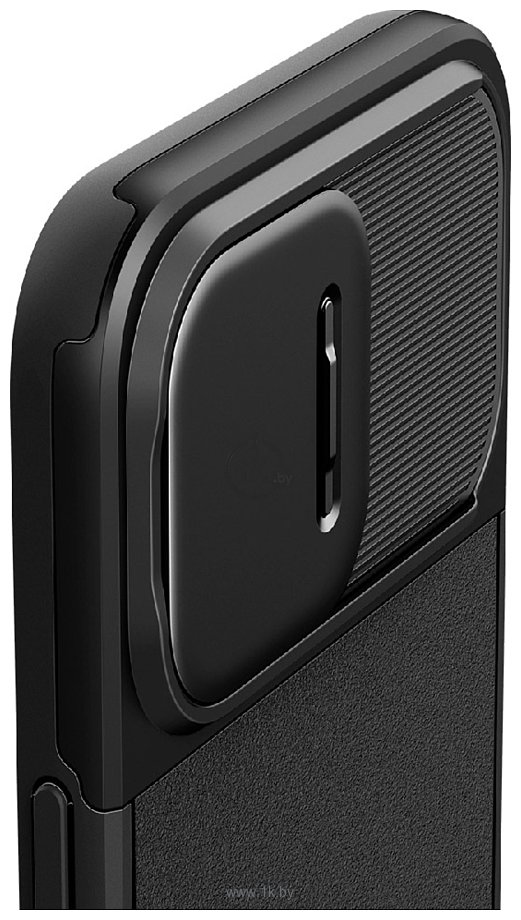 Фотографии Spigen Optik Armor (MagFit) для iPhone 15 Pro ACS07184 (черный)