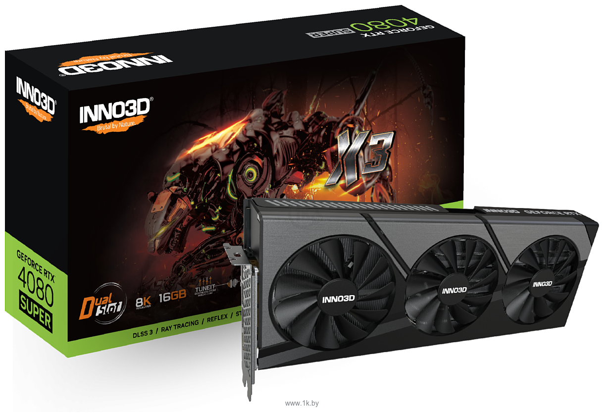 Фотографии Inno3D GeForce RTX 4080 Super X3 (N408S3-166X-18703552)