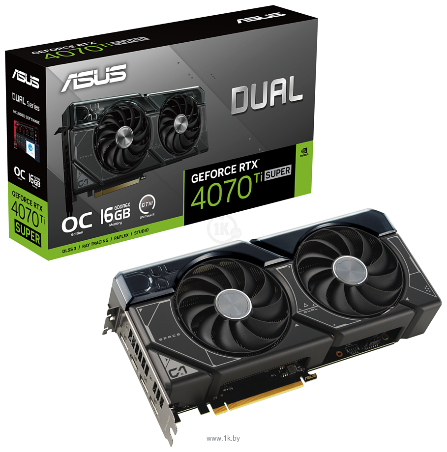 Фотографии ASUS Dual GeForce RTX 4070 Ti Super OC Edition 16GB GDDR6X (DUAL-RTX4070TIS-O16G)