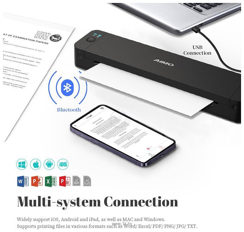 Фотографии Aimo P832 A4 Mobile Printer