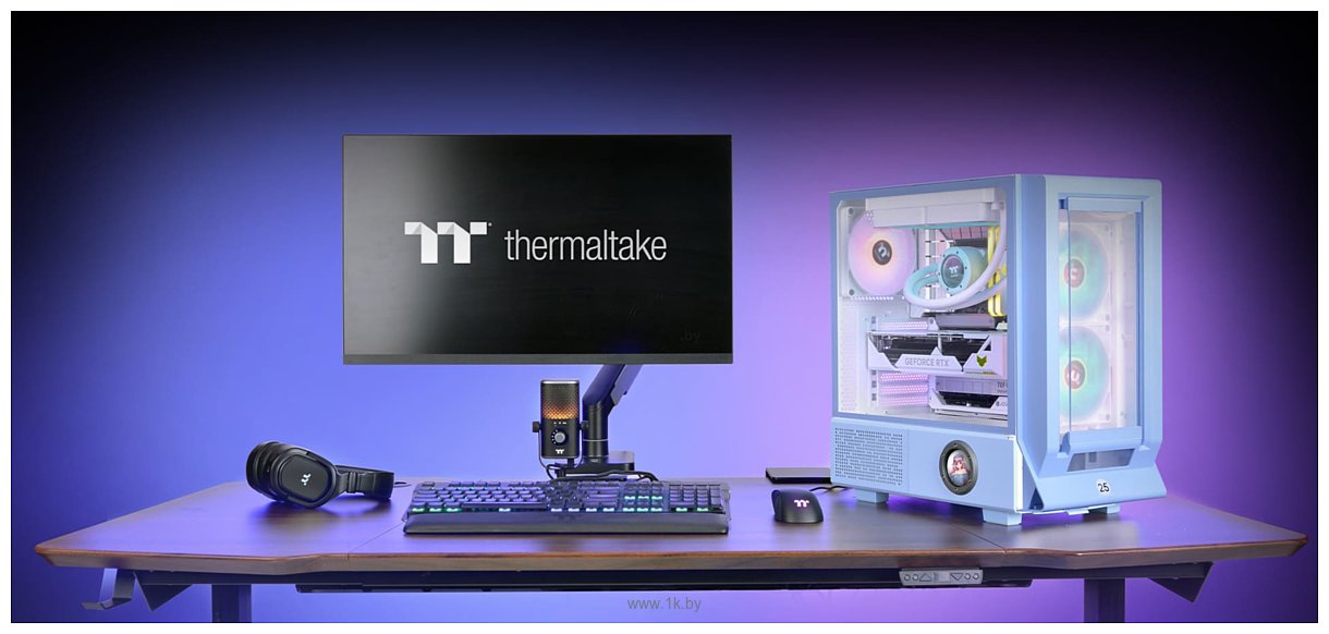 Фотографии Thermaltake Ceres 350 MX Hydrangea Blue CA-1Z3-00MFWN-00