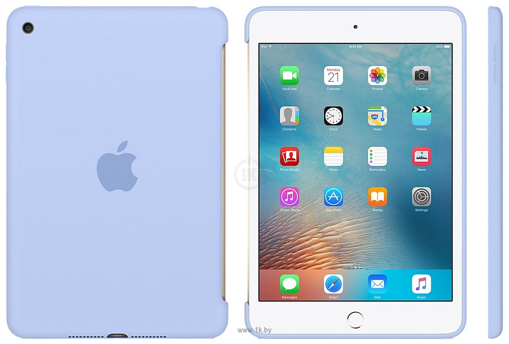 Фотографии Apple Silicone Case for iPad mini 4 (Lilac) (MMM42ZM/A)