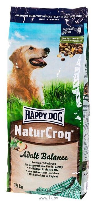 Фотографии Happy Dog (15 кг) NaturCroq Balance с зерновыми культурами, овощами и домашним сыром