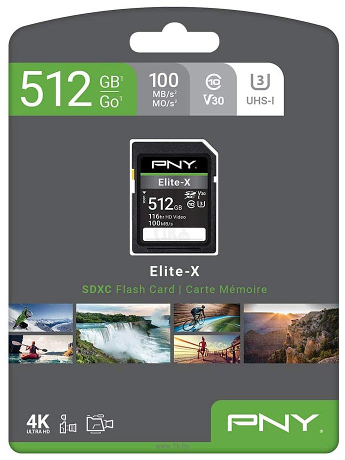 Фотографии PNY Elite-X 512GB P-SD512U3100EX-GE