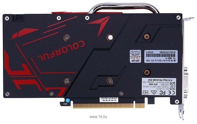 Фотографии Colorful GeForce GTX 1650 4Gb (GTX 1650 EX 4GD6-V)