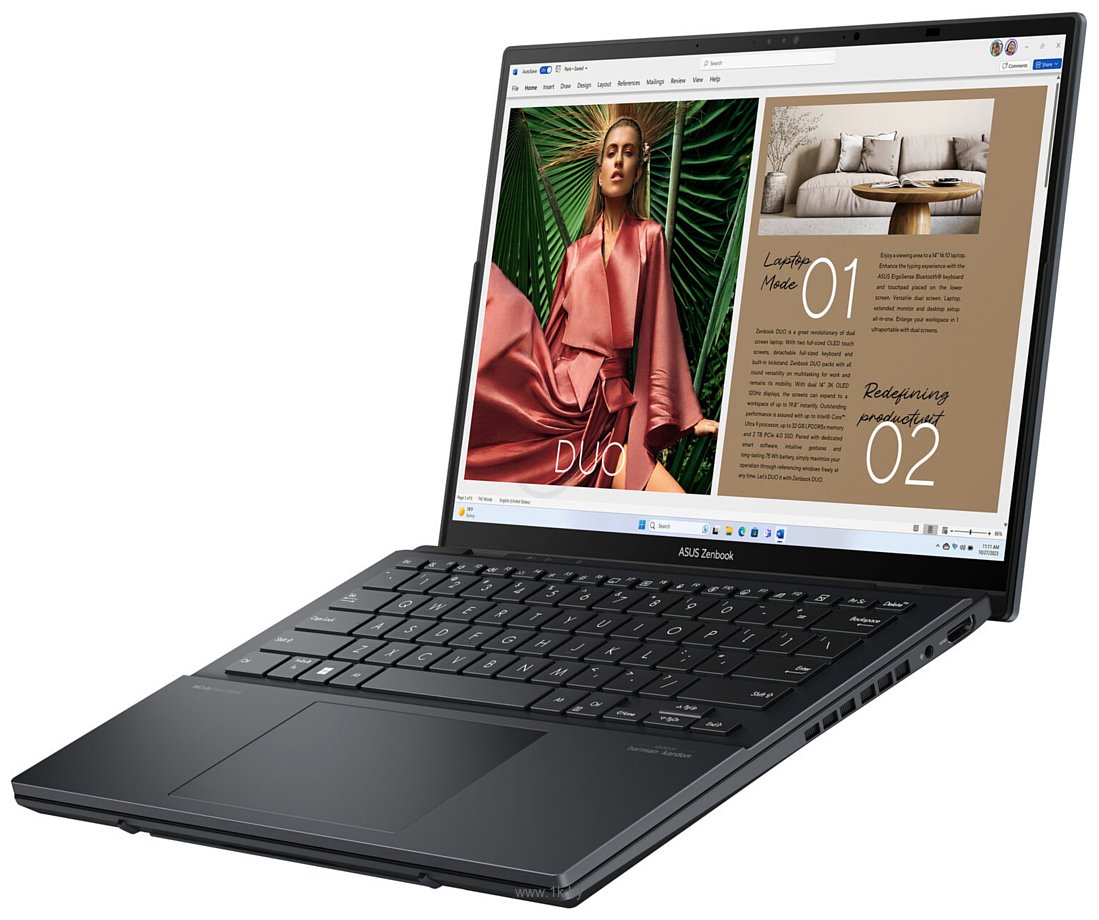 Фотографии ASUS Zenbook 14 Duo OLED UX8406CA-QL200W
