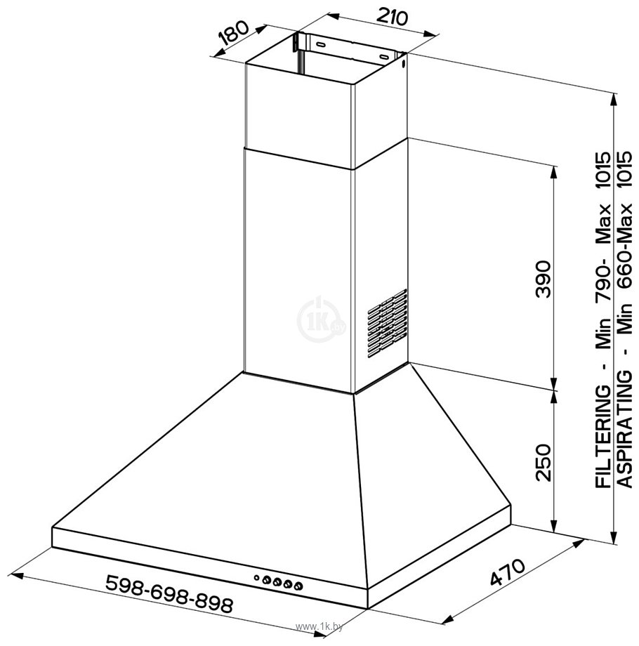 Фотографии Faber Strip Smart PB BK A90