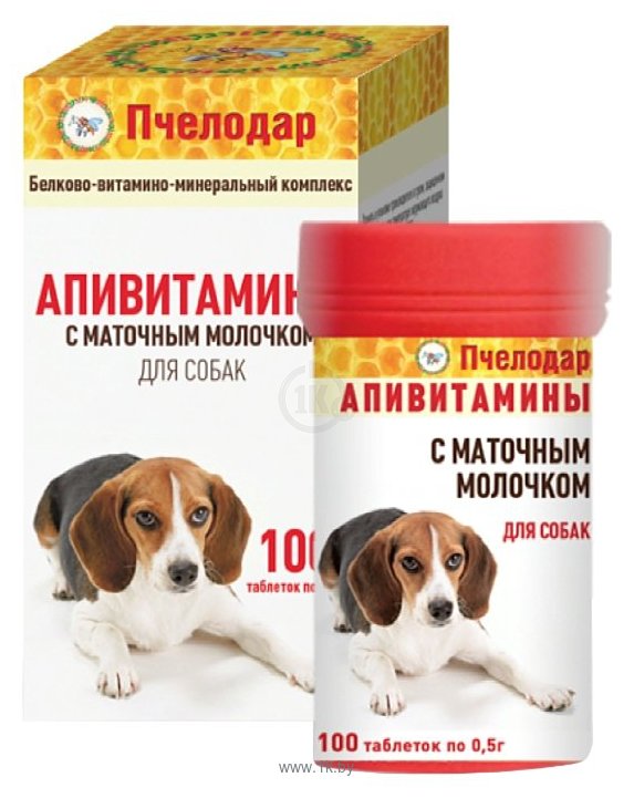 Фотографии Пчелодар Апивитамины с маточным молочком для собак