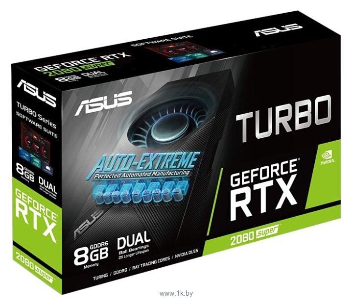 Фотографии ASUS Turbo GeForce RTX 2080 SUPER EVO (TURBO-RTX2080S-8G-EVO)