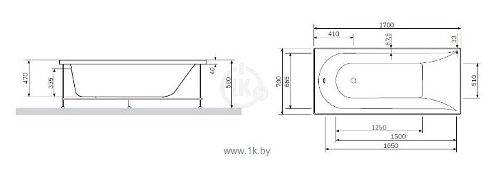 Фотографии AM.PM Spirit 170x70 W72A-170-070W-A2