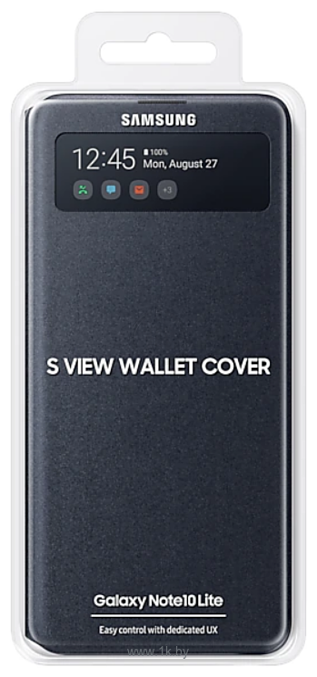 Фотографии Samsung S View Wallet Cover для Note10 Lite (черный)