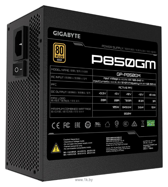 Фотографии GIGABYTE GP-P850GM 850W