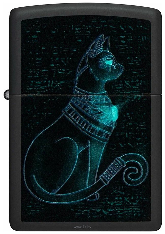 Фотографии Zippo Spiritual Cat Design Black Light 48582