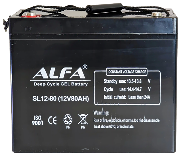 Фотографии ALFA 12V-80Ah(C20) L+ (80Ah)