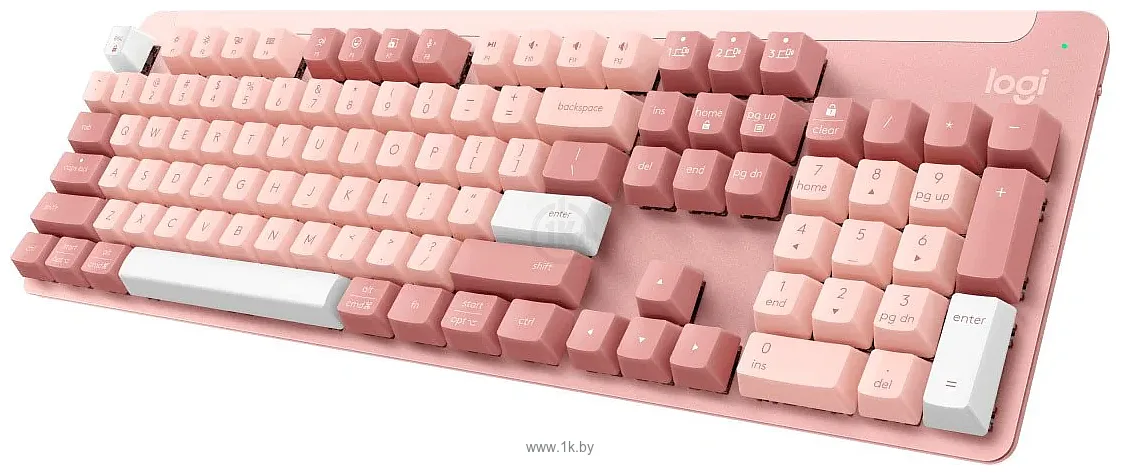 Фотографии Logitech Signature K865 920-012185 pink, с гравировкой