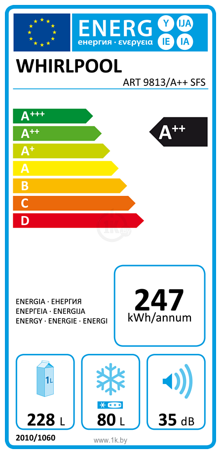 Фотографии Whirlpool ART 9813 A++ SFS