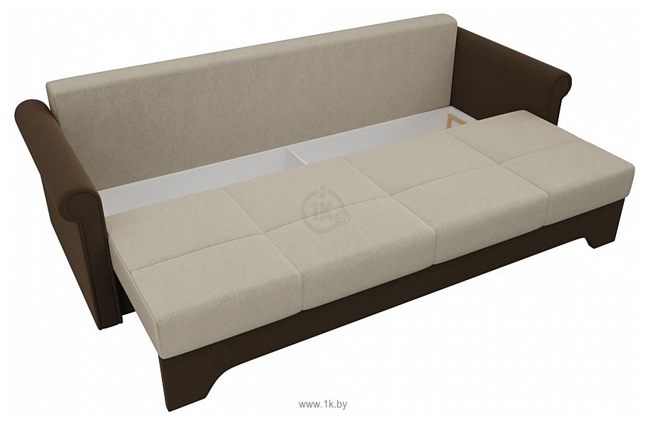 Фотографии Лига диванов Европа 28292 (бежевый/коричневый)