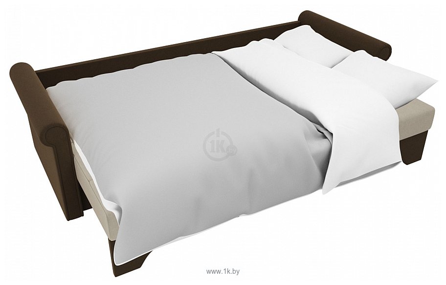 Фотографии Лига диванов Европа 28292 (бежевый/коричневый)