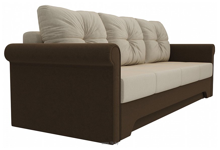 Фотографии Лига диванов Европа 28292 (бежевый/коричневый)