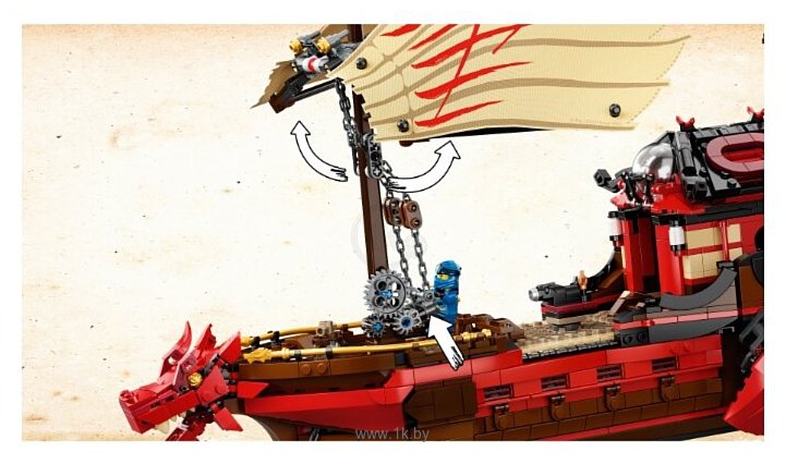 Фотографии LEGO Ninjago 71705 Летающий корабль Мастера Ву