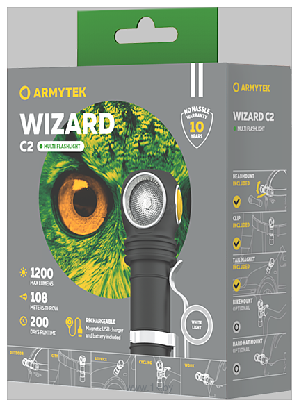 Фотографии Armytek Wizard C2 Magnet USB (белый свет)