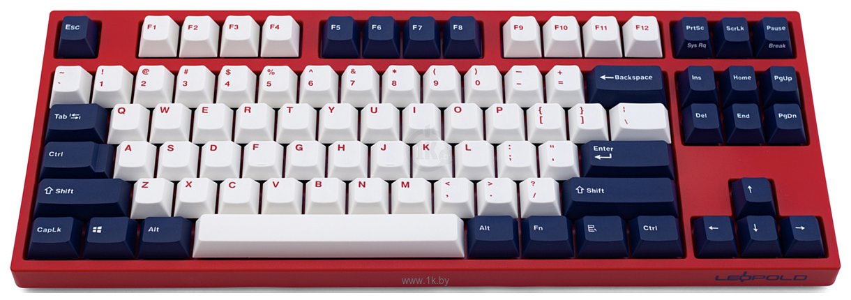 Фотографии Leopold FC750R BT White Blue Star Cherry MX Brown (без кириллицы)