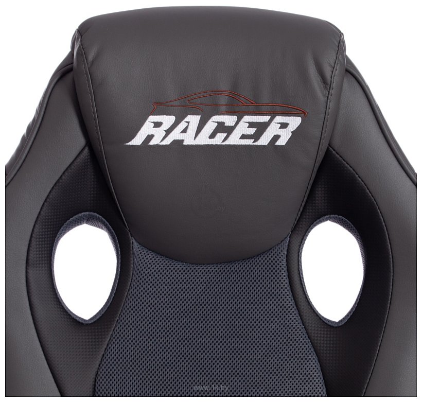 Фотографии TetChair Racer Gt New (кож/зам/ткань, металлик/серый, 36/12)