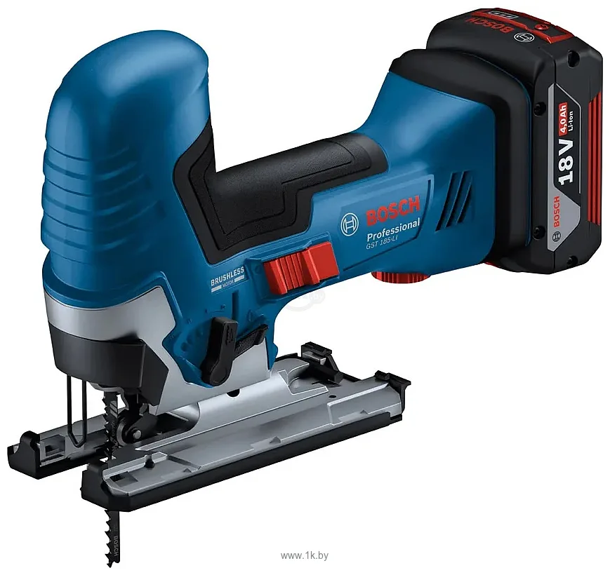 Фотографии Bosch GST 185-LI Professional 06015B2022 (с 2-мя АКБ, кейс)